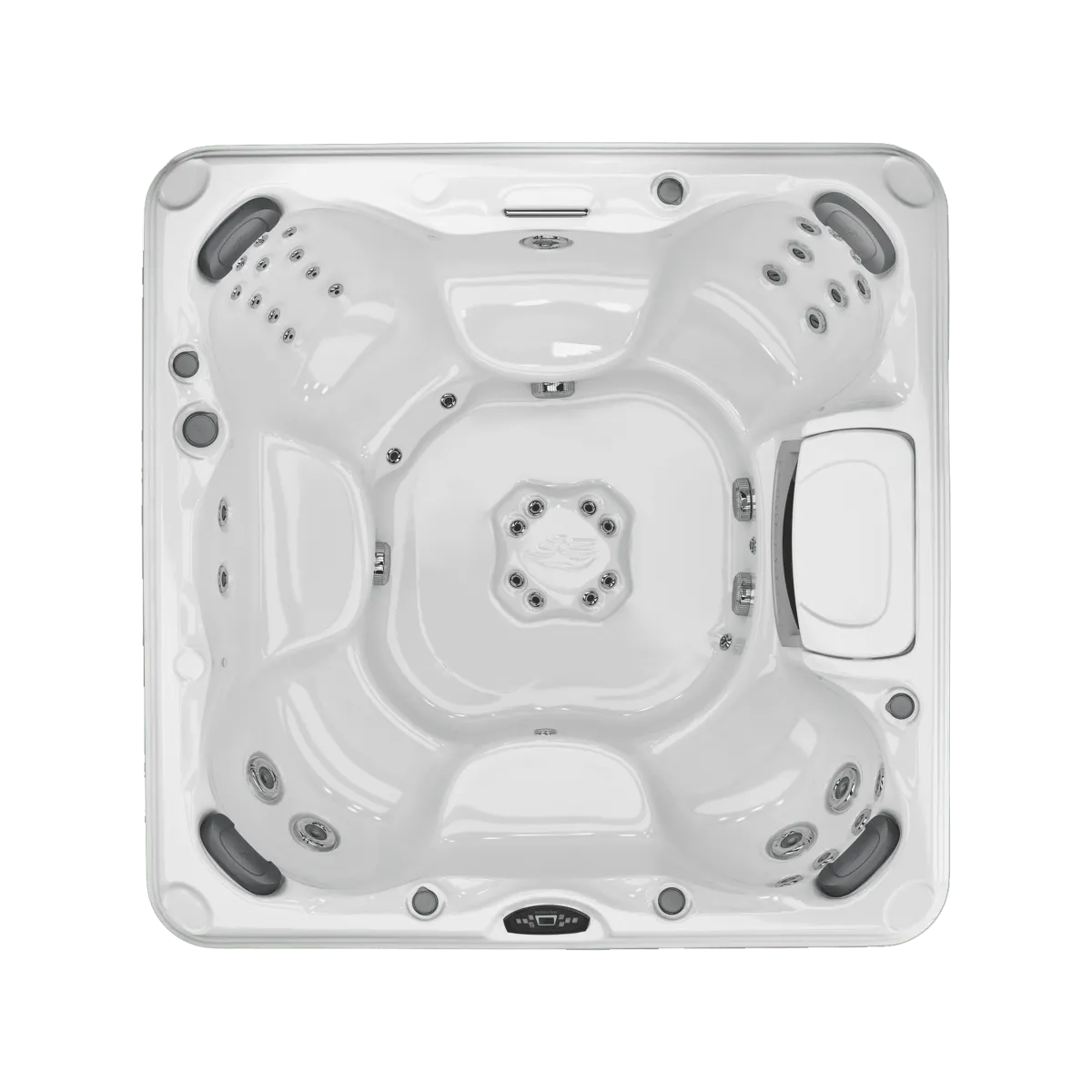 Hydrotherapy spa with LED lights